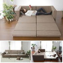 ワイドソファベッド ワイドソファベーッド 2人掛け 二人掛け 3年保証 【納期C】【sgl-10104】