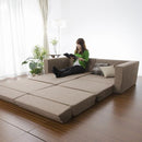 ワイドソファベッド ワイドソファベーッド 2人掛け 二人掛け 3年保証 【納期C】【sgl-10104】