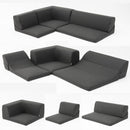 コーナーソファー ロータイプ こたつ L字 フロアソファ ローソファー おしゃれ 北欧 【納期C】【sgl-10110】