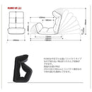 座椅子 おしゃれ ハイバック コンパクト 折りたたみ 折り畳み リクライニング 日本製 ローチェア ウレタン 洋風 北欧 和楽の雲LIGHT ライト 上 下 タイプ A448 【納期C】【sgl-10121】