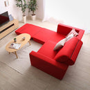 ソファベッド 2人掛け ロータイプ ワイド 幅広い 北欧 二人用 ポケットコイル 日本製 【SH-07-LAW2P】 【納期C】【sgl-10140】