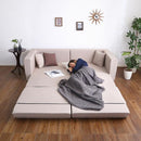 ソファベッド 2人掛け ロータイプ ワイド 幅広い 北欧 二人用 ポケットコイル 日本製 【SH-07-LAW2P】 【納期C】【sgl-10140】