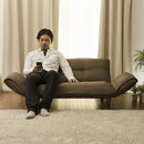 カウチソファ 日本製 コンパクト リクライニング 【納期C】【sgl-10153】