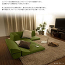 カバーリングソファ カバーリング 取り外し 生地 洗える コーナーソファ L字ソファ 3点セット 【納期C】【sgl-10154】