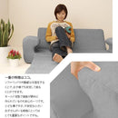 ソファベッド 布 ファブリック ソファーベッド 折りたたみ 肘掛けつき ひじ付き シンプルデザイン 【納期C】【sgl-10174】