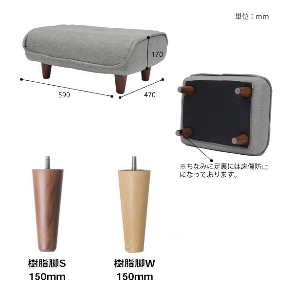 オットマン スツール 足置き おしゃれ 北欧 オットマンチェア 椅子 腰掛け ソファ用 チェアー 日本製 国産 リビング ダイニング PVC レザー 布地 ファブリック 【納期C】【sgl-10182】