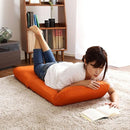 座椅子 カバーリング リクライニング 日本製 ウレタン 腰痛 コンパクト収納 折り畳み 洗濯 上タイプ 【納期C】【sgl-10188】