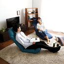 座椅子 カバーリング リクライニング 日本製 ウレタン 腰痛 コンパクト収納 折り畳み 洗濯 上タイプ 【納期C】【sgl-10188】