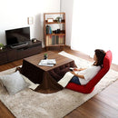 座椅子 カバーリング リクライニング 日本製 ウレタン 腰痛 コンパクト収納 折り畳み 洗濯 上タイプ 【納期C】【sgl-10188】