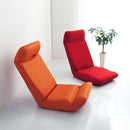 座椅子 カバーリング リクライニング 日本製 ウレタン 腰痛 コンパクト収納 折り畳み 洗濯 上タイプ 【納期C】【sgl-10188】