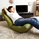 座椅子 カバーリング リクライニング 日本製 ウレタン 腰痛 コンパクト収納 折り畳み 洗濯 上タイプ 【納期C】【sgl-10188】