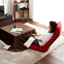 座椅子 カバー 洗える リクライニング ハイバック 日本製 おしゃれ 北欧 折りたたみ コンパクト 腰痛 【納期C】【sgl-10189】