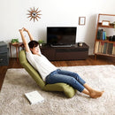 座椅子 カバー 洗える リクライニング ハイバック 日本製 おしゃれ 北欧 折りたたみ コンパクト 腰痛 【納期C】【sgl-10189】