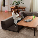 フロアソファ こたつ L字 コーナーソファ ロータイプ ローソファー おしゃれ 北欧 【納期C】【sgl-10191】