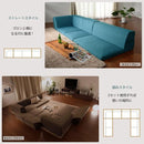 フロアソファ こたつ L字 コーナーソファ ロータイプ ローソファー おしゃれ 北欧 【納期C】【sgl-10191】