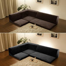 フロアソファ こたつ L字 コーナーソファ ロータイプ ローソファー おしゃれ 北欧 【納期C】【sgl-10191】