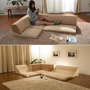 フロアソファ こたつ L字 コーナーソファ ロータイプ ローソファー おしゃれ 北欧 【納期C】【sgl-10191】