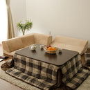 フロアソファ こたつ L字 コーナーソファ ロータイプ ローソファー おしゃれ 北欧 【納期C】【sgl-10191】