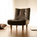 ハイバックソファ 1人掛け 椅子 コイルスプリング リクライニング レザー PVC 合皮 【納期C】【sgl-10192】