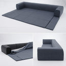 カバーリングソファ 三人掛け プレイマット付き ローソファ 変形 【納期C】【sgl-10194】