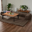 カバーリングソファ 三人掛け プレイマット付き ローソファ 変形 【納期C】【sgl-10194】