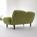 ソファー 二人掛け ラブソファ かわいい リクライニング ポケットコイル 起毛 生地 【SH-07-NST】 【納期C】【sgl-10196】