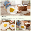 ブランケット ひざ掛け 膝掛け かわいい おもしろ めだま焼き 【納期C】【sgl-10213】