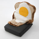 座椅子 リクライニング 食パン 目玉焼き かわいい おもしろ デザイン 国産 【納期C】【sgl-10223】