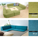 コーナーソファ ローソファー デニム調 タスク ダリアン カバーリング 洗える リクライニング セパレート こたつに合わせる 軽量 軽い 日本製 【納期C】【sgl-10252】