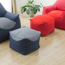 ビーズクッション 日本製 国産 オットマン 小さめ おしゃれ カバー 洗濯 【納期C】【sgl-10256】