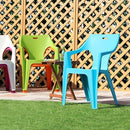 ガーデンチェア 4脚セット おしゃれ スタッキング 重ねられる 椅子 屋外用 庭 テラス ベランダ プラスチック製 軽い 軽量 エクステリア イタリア製 【納期E】【sh-05-12270】