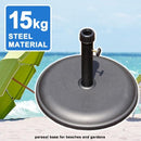 パラソルスタンド おもり 土台 ビーチ ガーデン 安定 15kg 【納期E】【sh-05-75817】