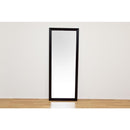 姿見 鏡 ミラー 全身 大型 大きい サイズ 姿見鏡 立て掛け 壁 特大 木製 フレーム おしゃれ 北欧 シンプル 木枠 玄関 白 ホワイト 茶色 ダークブラウン 自立不可 【納期B】【sh03dbr】