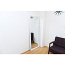 姿見 鏡 ミラー 全身 大型 大きい サイズ 姿見鏡 立て掛け 壁 特大 木製 フレーム おしゃれ 北欧 シンプル 木枠 玄関 白 ホワイト 茶色 ダークブラウン 自立不可 【納期B】【sh03dbr】