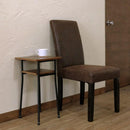 ダイニングチェア 2脚 レトロ おしゃれ 北欧 アンティーク調 フェイクレザー 【納期B】【skb-aw03】