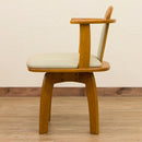 ダイニングチェア 2セット 北欧 おしゃれ ナチュラル シンプル カフェ風 回転式 椅子 クッション 座面 カントリー 合わせやすい 肘掛け ひじ付き 2脚 セット 【納期B】【skb-bh06】