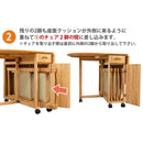 ダイニングテーブルセット 5点 ダイニングテーブル バタフライ天板 椅子 ダイニングチェアー 折りたたみ 折り畳み 北欧 引き出し キャスター付き 収納 机 デスク 【納期B】【skb-bh135】