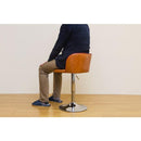 カウンターチェア おしゃれ 北欧 背もたれ 昇降式 アンティーク調 キャスターなし 椅子 カフェ風 cafe アメリカン 西海岸風 フェイクレザー 合成皮革 バーチェア 【納期B】【skb-clf11】