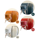 ダイニングチェア 椅子 レトロ アメリカン ミッドセンチュリー おしゃれ レザー ダイニングチェアー インテリア 男前 かっこいい がたつき調整 アジャスター 【納期B】【skb-clf15】