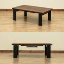 こたつ テーブル コタツ リビングテーブル センターテーブル ローテーブル おしゃれ 北欧 シンプル モダン 石英管 木目 長方形 コタツ 火燵 炬燵 白 ホワイト 黒 【納期B】【skb-dci105】