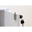 棚 ラック 2段 3段 扉つき 鍵付き オープンラック 収納 シンプル 本棚 ディスプレイラック おしゃれ ロッカー 収納棚 リビング 書斎 子ども部屋 子供 カギ付き 【納期B】【skb-fb016k】