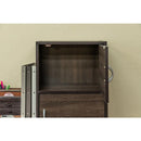 収納棚 ラック 3段 扉付き 取っ手つき 収納 棚 シンプル 北欧 おしゃれ 白 ホワイト 茶色 ドア付き 収納ラック カラーボックス ナチュラル 木目柄 【納期B】【skb-fb03d】