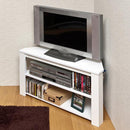 テレビ台 コーナー 部屋の隅 端っこ 角 TV台 おしゃれ テレビボード TVボード テレビ棚 シンプル 白 ホワイト 茶色 収納 棚 液晶32インチまで対応 【納期B】【skb-fb412】