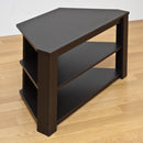 テレビ台 コーナー 部屋の隅 端っこ 角 TV台 おしゃれ テレビボード TVボード テレビ棚 シンプル 白 ホワイト 茶色 収納 棚 液晶32インチまで対応 【納期B】【skb-fb412】