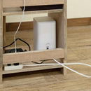 ルーター収納 棚 ルーターボックス ルーター収納ボックス ラック 収納棚 扉付き おしゃれ 北欧 木目 巾木よけ コンセント隠し コード 目隠し 白 ホワイト 茶色 【納期B】【skb-fb88】