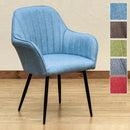 ダイニングチェア 北欧 おしゃれ 肘掛け 青 ブルー 茶色 ブラウン 緑 グリーン グレー 赤 レッド モダン 丸み カーブ 背もたれ 椅子 インテリア デザイン 単品 【納期B】【skb-hay09】