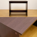 デスク シンプル 机 事務作業 勉強机 ダークブラウン 茶色 ホワイト 白 【納期B】【skb-hmp13】