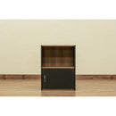 ラック 2段 棚 収納 扉付き 小さめ コンパクト 玄関 リビング 【納期B】【skb-hmp22】