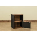 ラック 2段 棚 収納 扉付き 小さめ コンパクト 玄関 リビング 【納期B】【skb-hmp22】