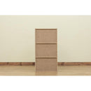 収納ラック 3段 棚 収納棚 扉付き ドアつき 玄関 リビング 本棚 電話台 物置き おしゃれ 北欧 シンプル 家具調 使いやすい インテリア ブラック 黒 ホワイト 白 【納期B】【skb-hmp25】